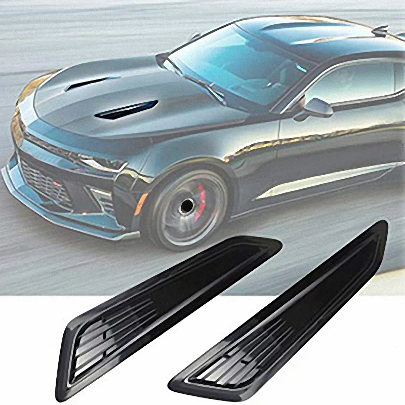 2 шт. для Chevy Camaro 1LT/LS/RS- передний капот воздухозаборник декоративная отделка капота Совок капота вентиляционные Декоративные Чехлы