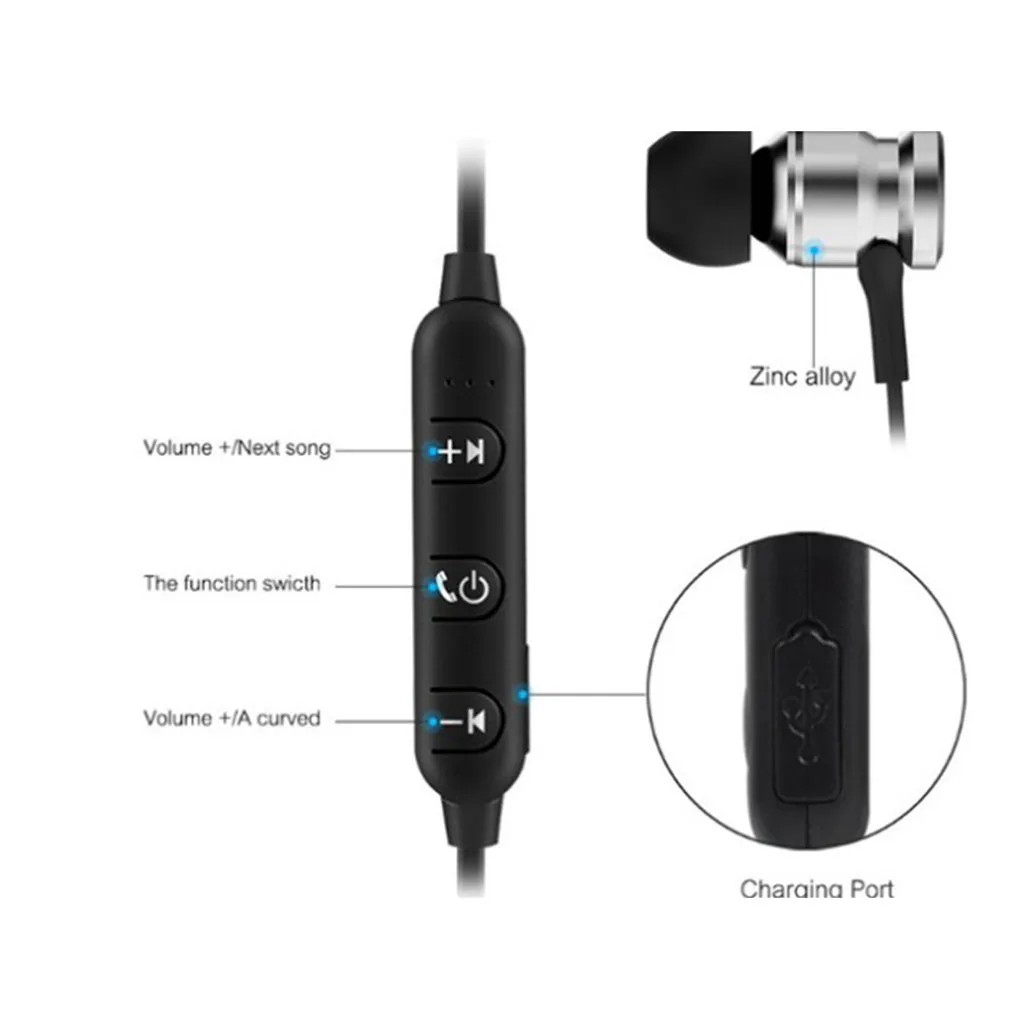 XT-11 BT4.1 Headphones Stereo Surround Hifi FM Radio Bluetooth Earphone Sport Wireless Headset Handsfree Earbuds with Mic