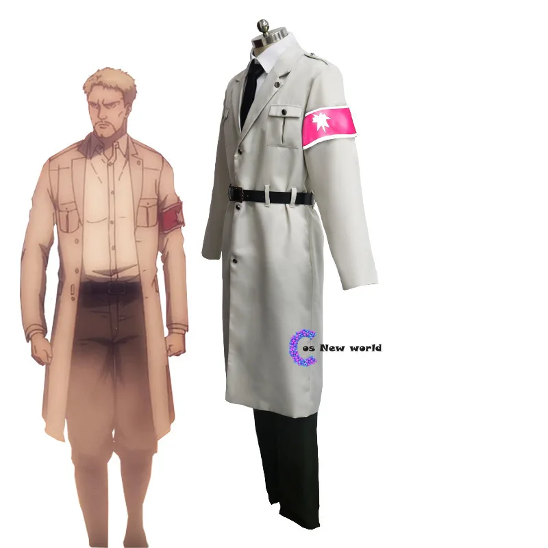 Reiner Braun Cosplay Jaket Kemeja 