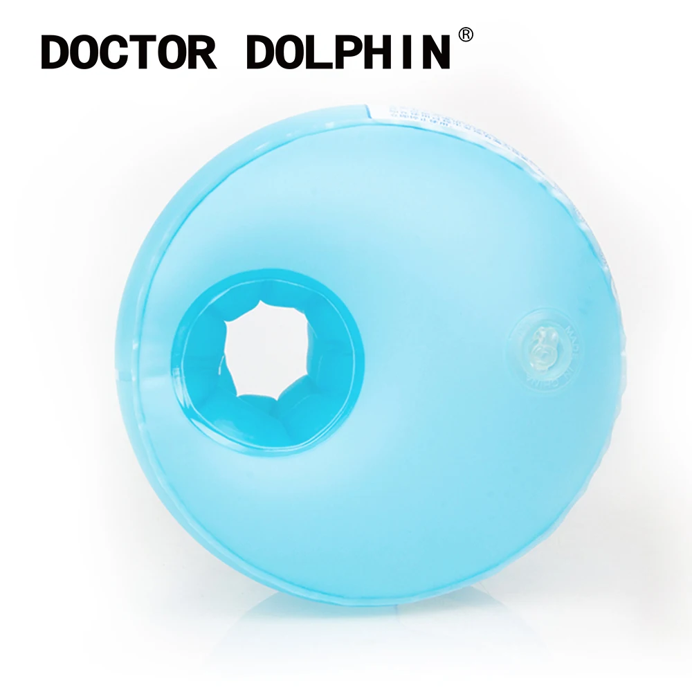 Надувные двойные повязки на руку Doctor Dolphin 8 дюймовые плавательные рукава водяные
