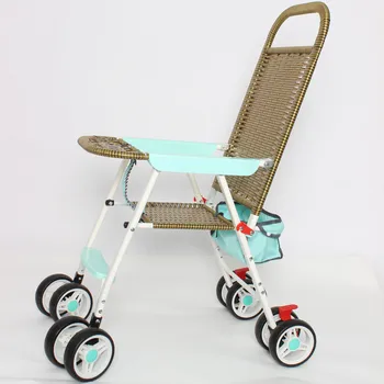 

carrinho de bebe baby stroller Baby stroller baby bamboo rattan cart light folding rattan chair cart rattan weaving stroller