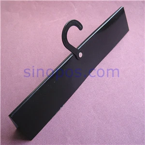 100pcs Big Plastic Header Hooks With Rivets Fabric Leather Swatch