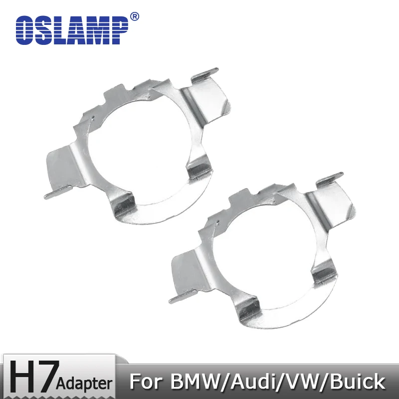 Для BMW/Audi/Bens/VW/Buick/Nissan 1 пара H7 лампы для фар с металлическим зажимом держатели