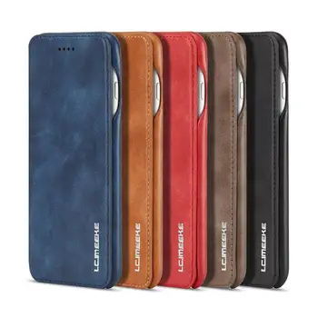 

Simple Flip Case For iPhone 6 6S 7 8 Plus SE 2020 Case Leather Magnetic Luxury Cover Case For Funda iPhone 6 S 7 8 Plus Cover