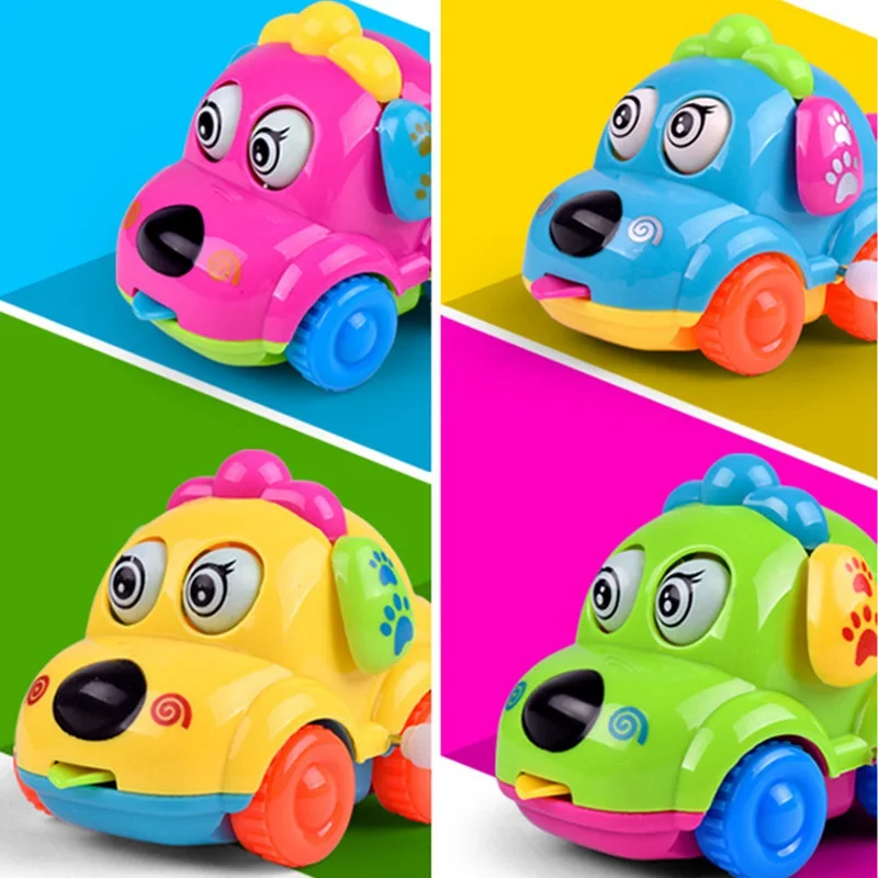 

Creative Children Cartoon Animal Clockwork Small Toy Winding Car Chain Toy Educational Toys - Random Color