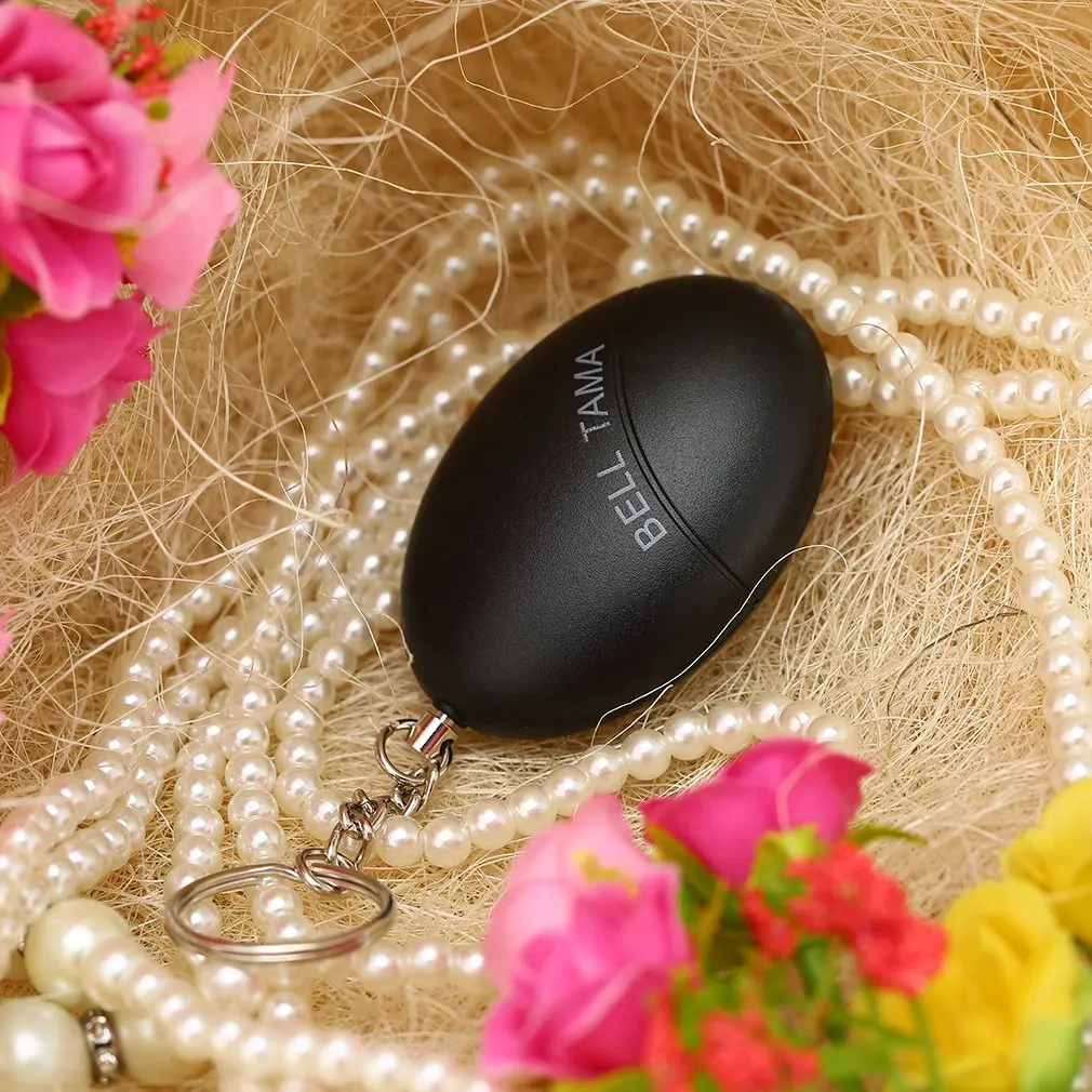 Smart Key-chain Eggs Shape Scream Loud Anti-Attack Self Defense Protective Alert Lovely Practical Safety Women Girl Alarm