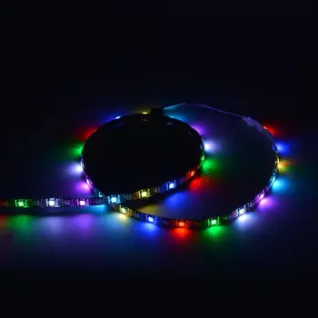 

WIXURE Yaqing Lighting 3.2ft/1m WS2812B Programmable LED Strip Light 60 Pixels Individually Addressable Dream Color SMD5050 DC5V