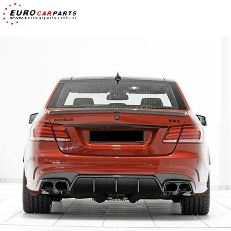 Диффузор E63 с наконечниками для выхлопной трубы подходит MB E class W212 to B style diffuser