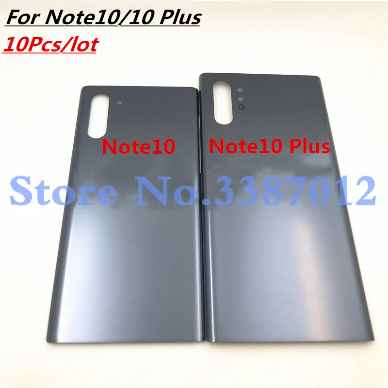 10 шт для samsung Galaxy Note 10 Батарея крышка задней стороны специально для Корпус задний Чехол для Note 10 плюс Стекло Батарея дверь+ клей Стикеры