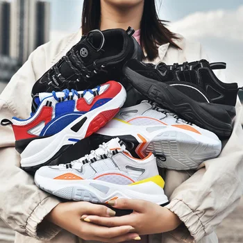 

Breathable Running Shoes For Men Fashion Mesh Air Chunky Sneakers Winter Sports Shoes For Male Zapatillas Hombre Deportiva