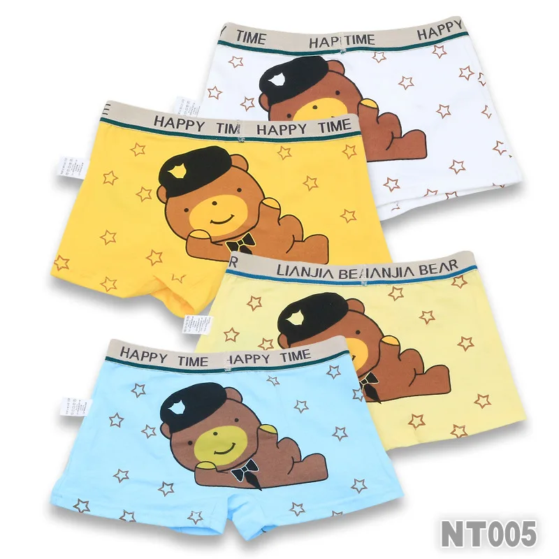 Jungen Boxer Shorts 2-12 Jahre Kinder Unterwäsche 4 Stück Kinder Höschen 1