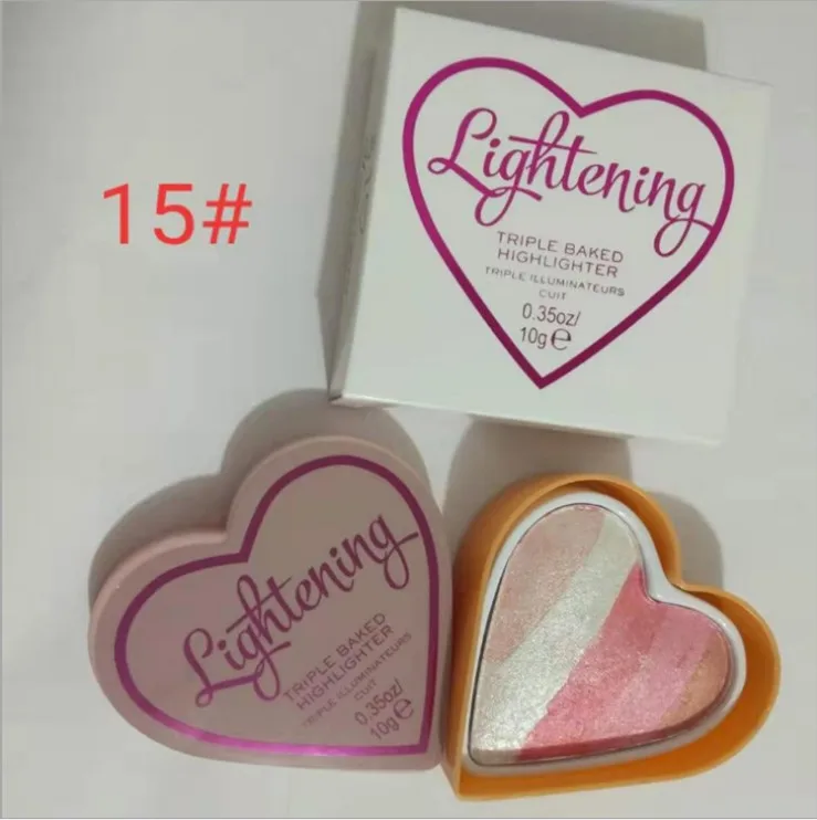 9 цветов Профессиональный хайлайтер Макияж Лицо Тело прессованная пудра ...