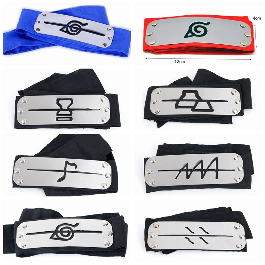 

Akatsuki Anime Cosplay Naruto Headband Props Uzumaki Uchiha Itachi Hatake Kakashi Xmas Gift Games Accessories Kids Ninja Toy