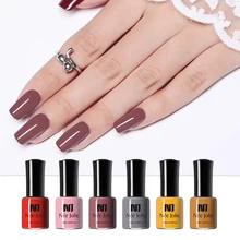 NEE JOLIE 8 мл Одноцветный лак для ногтей Быстрый сухой цвет насыщенный черный белый красный дизайн ногтей маникюрный лак художественный лак 36 цветов