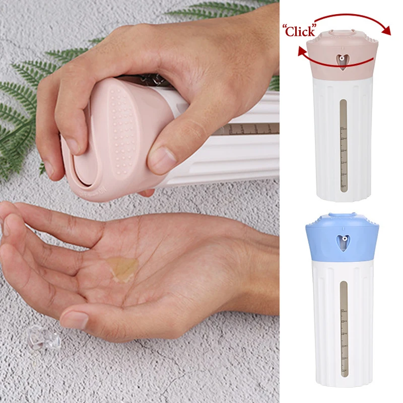 

4 In 1 Portable Soap Dispensers Travel Shampoo Shower Gel Refillable Bottle Empty Sub-bottle Press Container Bathroom Products