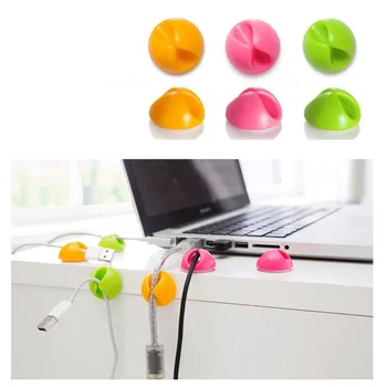 

Universal Cable Bobbin Winder clamp protector Earphone Organizer Wire Cord Desk Fixer Holder Data line Tidy Collation Management