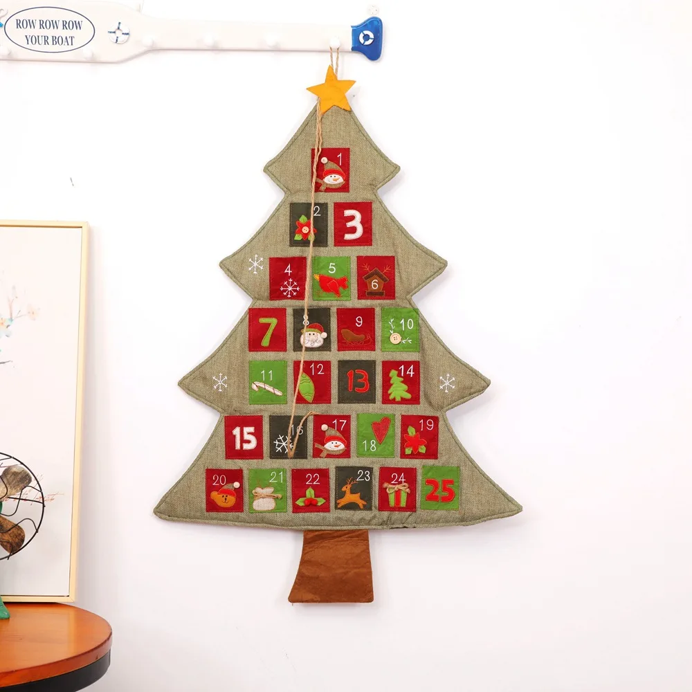 Christmas decorations selling Christmas tree linen calendar calendars shopping malls hotel family ornaments
