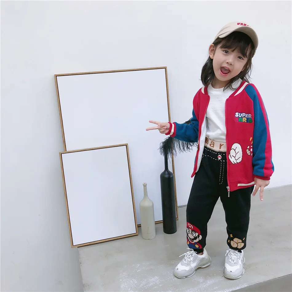 Tonytaobaby/новая зимняя детская одежда, повседневные шерстяные штаны с плюшевыми штанами для мальчиков, зимние штаны для девочек