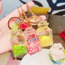 Симпатичные девушки сердце плавающий шуй Гуо пинг брелок креативный водный мир животных зыбучий песок Брелок Сумочка Подвеска