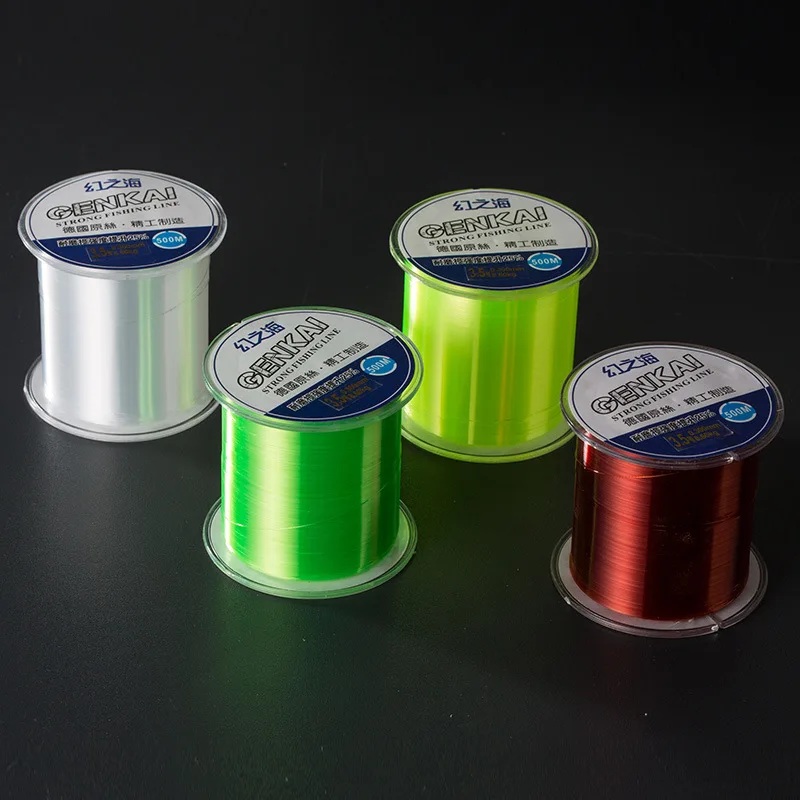 

Germany Mainline Raw Silk Lure Rock Fishing Sea Fishing Rod Nylon Thread Casual Athletic 500 M Fishing Line Import Strands