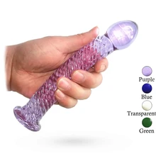 New Pyrex Glass Anal Dildo Crystal Penis Anal Beads Male Prostate Massager glass Butt Plug G-spot Masturbator Sex Toys For Women