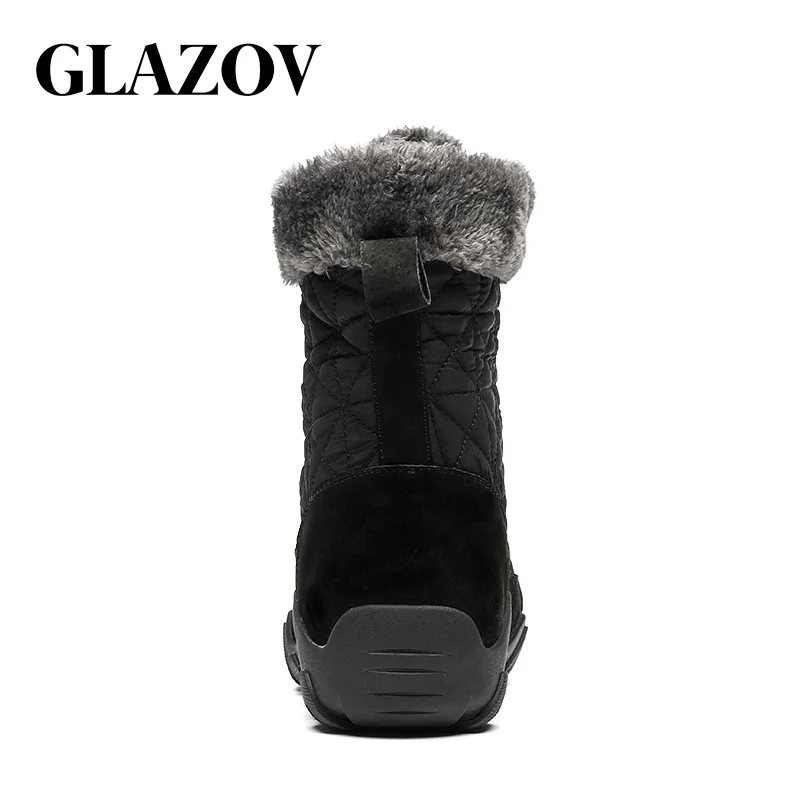 GLAZOV/мужские ботинки новые теплые зимние на меху мужские рабочая обувь модная