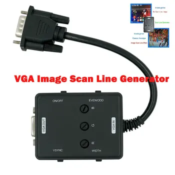 

Classic With Extension Cable Arcade Games Electronic Video Effect VGA Scanline Generator Universal Self Powered Nostalgic