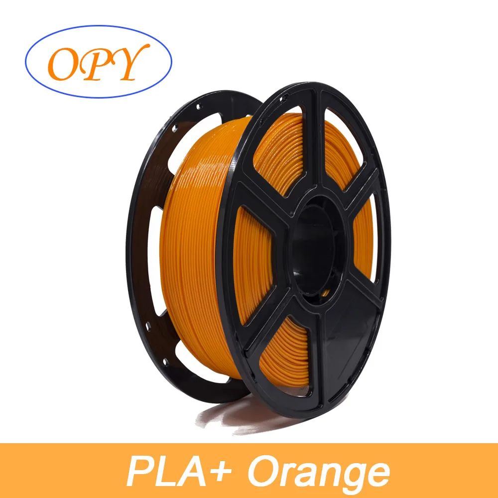 PLA Pro Orange Светится в темноте нити Pla плюс Материал 3D Пластик 1,75 мм Принтер световой Мрамор древесины мягкий светящийся в темноте 1 кг Pro ровными рядами - Цвет: PLA Pro Orange