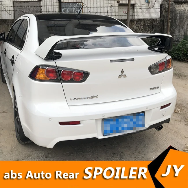 Спойлер для Mitsubishi lancer 2010 2015 EVO спойлер высокого качества из АБС пластика