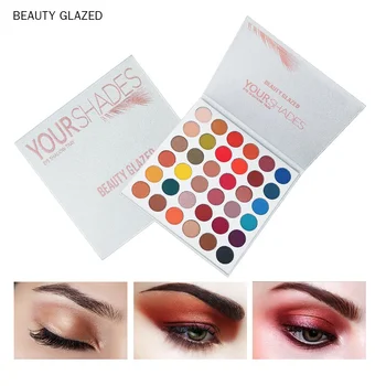 

Beauty Glazed 36 Colors Eyeshadow Palette Colorful Make up Palette Glitter Matte Eye shadow Long Lasting Beauty Cosmetics TSLM1