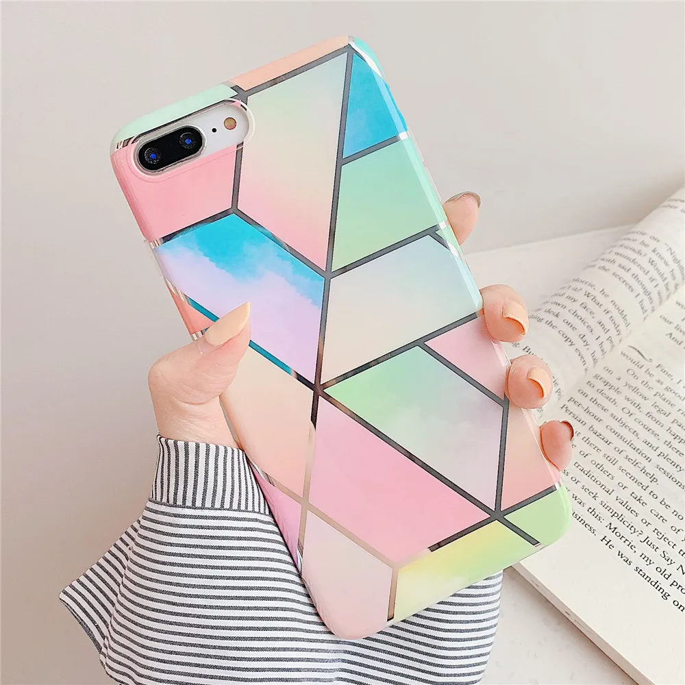 Роскошный чехол с мраморным покрытием для Huawei P20 Lite P30 Pro Nova 3 3i 3e 4e 2S Mate 20 lite задняя