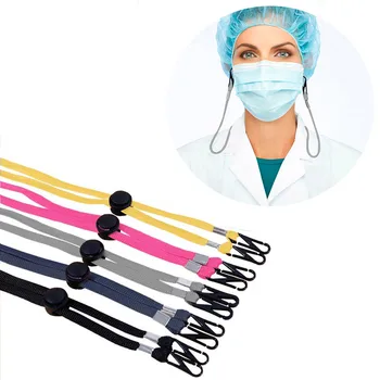

Mask Adjustable Extension Face Mask Lanyard Safety Mask Rest Ear Holder Rope Hang On Neck String Drop Protection Halter Ropes#3