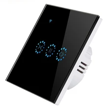 HHO-Smart Wifi пресс-переключатель для штор мобильное приложение управление Поддержка Alexa Google Home для электрического моторизованного занавеса слепой ролик Shu