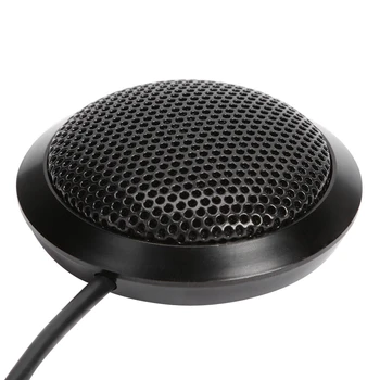 

1.8m USB Omni-directional 360 Pickup Condenser Microphone Plug and Play Desktop Computer Laptop Conference Mic for Voice Chat