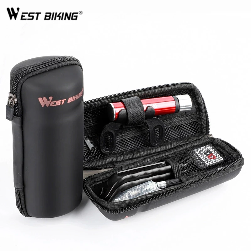 Repair-Tool-Kit Bottle-Bag Bike-Pump Storage Tyre-Lever Bicycle WEST BIKING MTB