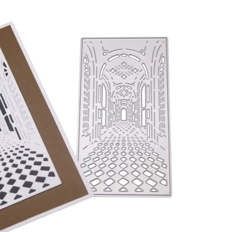 Gate Door Metal Cutting Dies Stencil DIY Scrapbooking Album Stamp Paper Card Embossing Craft Decor 95AA | Дом и сад