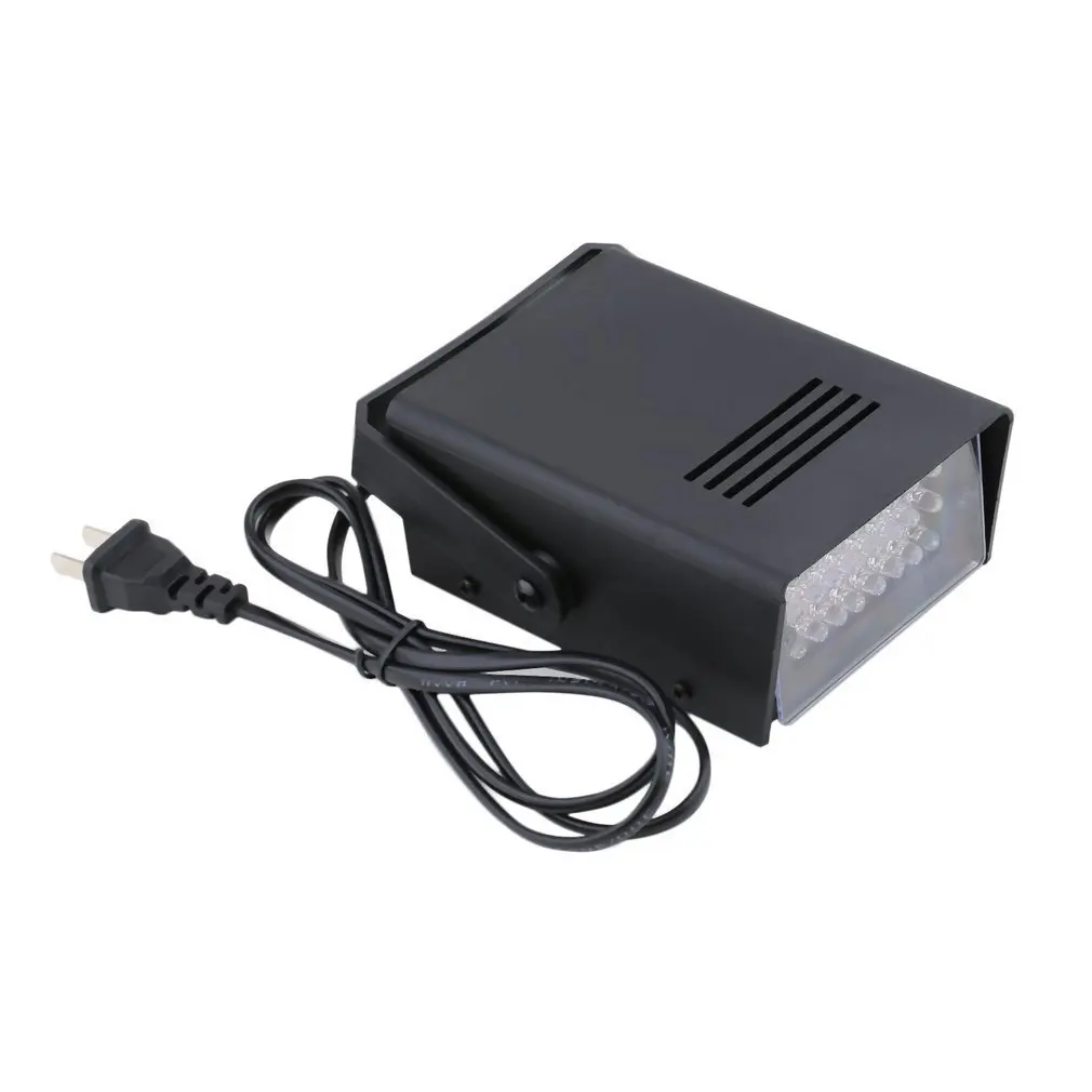 

Black Mini 24pcs LEDs Strobe Disco DJ Flash Lamp Stage Light Club Stage Lighting Effect Bulb Party Bar Decoration