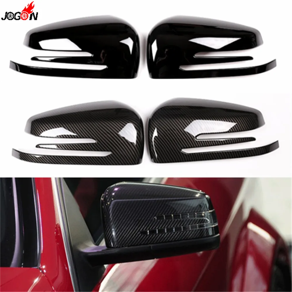 

For Mercedes Benz A B C E S CLA GLA CLS Class W176 W246 W204 W212 C117 X156 W221 C218 Wing Rear View Rearview Mirror Cover Trim