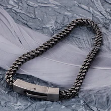 Тонкий 4 мм 8,66 ''316L нержавеющая сталь Figaro звено цепи модный винтажный браслет двойная цепь мужские хип-хоп мужские подарки для мальчиков