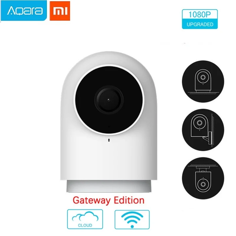 Смарт-Камера Xiaomi Mijia Aqara 1080P G2 шлюз Zigbee связь IP Wifi веб-камера облачная безопасность смарт-устройства