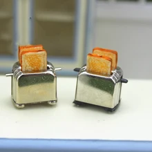 1:12 кукольный домик Миниатюрный Мини кухня хлеб тостер еда игрушка аксессуары Игрушка для леса животное коллекционный подарок