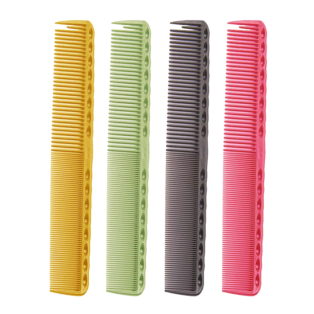 Fine Cutting Comb Carbon Fiber Salon Hairdressing Comb Hairdresser Comb Heat Resistant Barber Hair Cutting Styling Comb