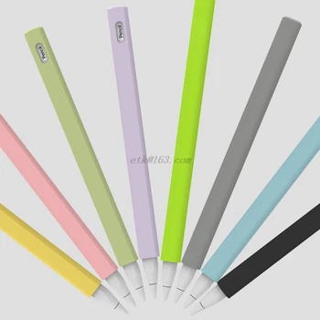 

Triangle Anti-scroll Silicone Protective Case Pouch Cap Holder Nib Cover Skin For Apple Pencil 2 for iPad Pencil 2nd