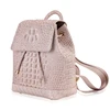 New Real Cowhide Crocodile Pattern Women Backpack Fashion Women Genuine Leather Backpack Luxury Famous Brand Female Bag 1