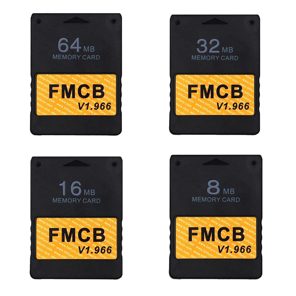 Bitfunx Free McBoot v1.966 8MB/16MB/32MB/64MB tarjeta de memoria para PS2 FMCB versión 1.966