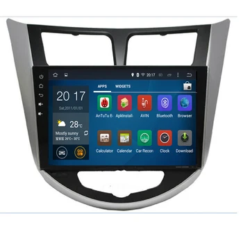 

Android Car dvd gps player for Hyundai Solaris Verna Accent car headunit radio player navigation gps car dvd