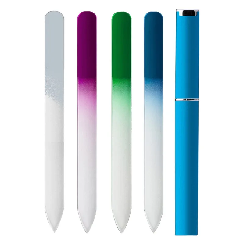 

1pcs Durable Crystal Glass Polishing Stripe Scrub Nail Art Tools Nail File Manicure Easy to Use