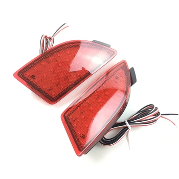 

Red Lens Bumper Reflector LED Tail Stop Light For Mazda 3 Axela BM 5D 2014-16