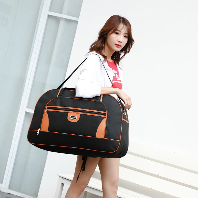 Enorme capacidad de las mujeres de viaje bolsa impermeable bolso marinero  para hombre viaje bolso de la noche a la mañana el equipaje de mano grande  bolsa de hombro|Bolsas de viaje| -