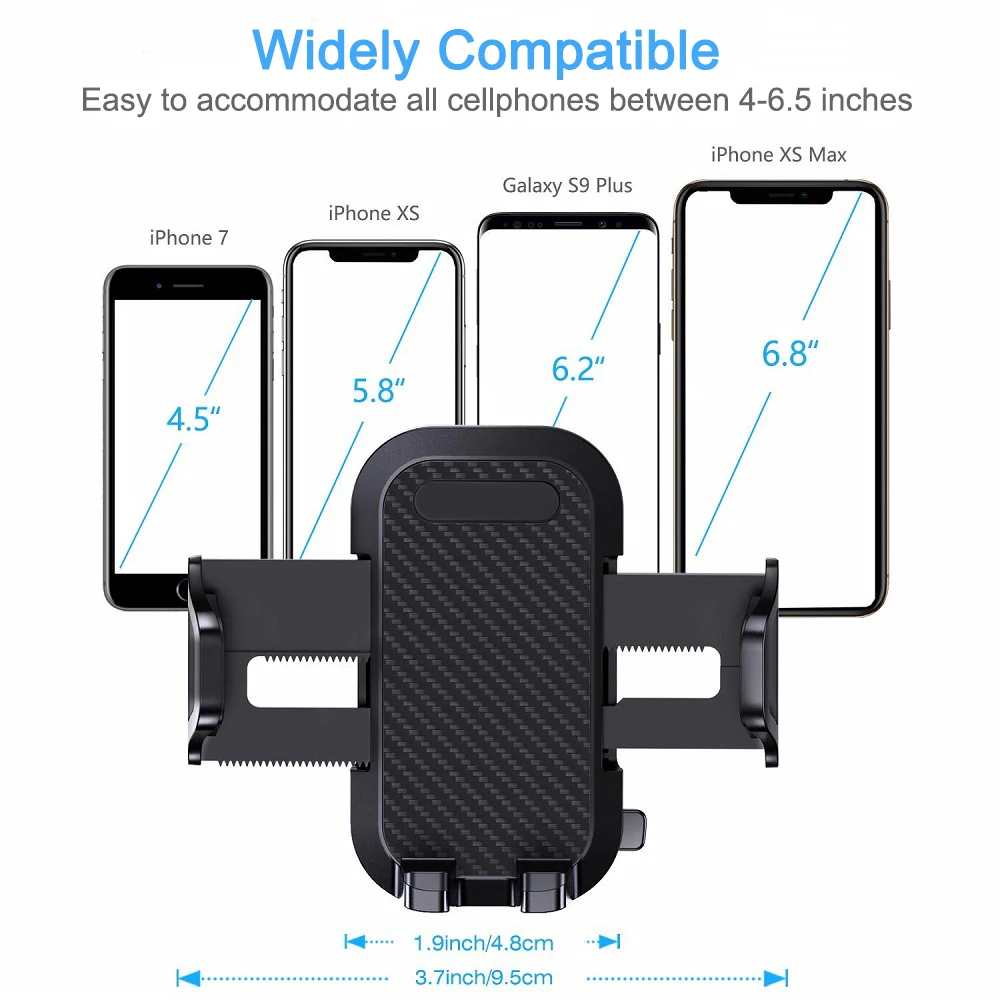 Windshield Car Phone Holder Universal in Car Cellphone Holder Stand for iPhone X Xs Max 8 7 Car Mount Phone Stand for Samsung S9 adjustable phone stand